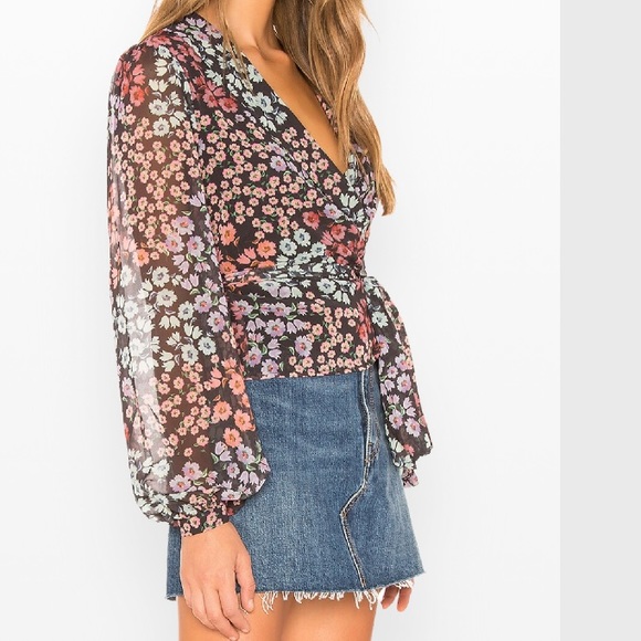 Lovers and Friends Mikayla Blouse in Hermosa Floral |Size XS - Picture 2 of 10